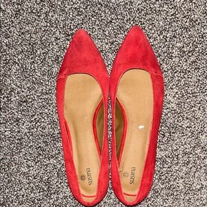 Susina Vibrant Red Women's Flats